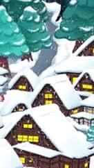 唯美村庄雪景大寒节气视频的预览图